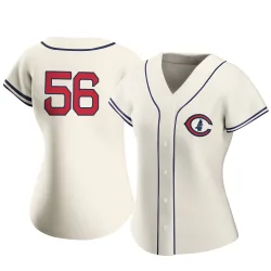 Chicago Cubs Caleb Thielbar Cream Authentic Women's 2022 Field Of Dreams Player Jersey