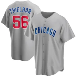 Chicago Cubs Caleb Thielbar Gray Replica Men's Road Player Jersey