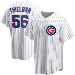 Chicago Cubs Caleb Thielbar White Replica Men's Home Player Jersey