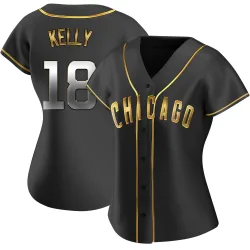 Chicago Cubs Carson Kelly Black Golden Replica Women's Alternate Player Jersey