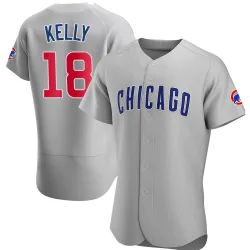 Chicago Cubs Carson Kelly Gray Authentic Men's Road Player Jersey