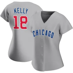 Chicago Cubs Carson Kelly Gray Authentic Women's Road Player Jersey