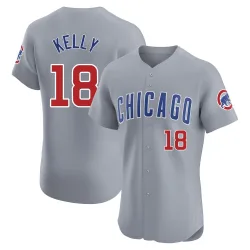 Chicago Cubs Carson Kelly Gray Elite Men's Road Player Jersey