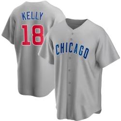 Chicago Cubs Carson Kelly Gray Replica Men's Road Player Jersey