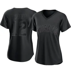 Chicago Cubs Codi Heuer Black Authentic Women's Pitch Fashion Player Jersey