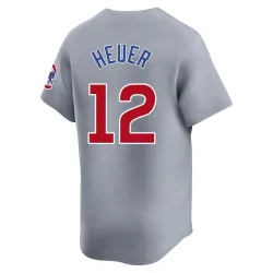 Chicago Cubs Codi Heuer Gray Limited Men's Road Player Jersey