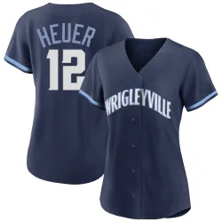 Chicago Cubs Codi Heuer Navy Authentic Women's 2021 City Connect Player Jersey