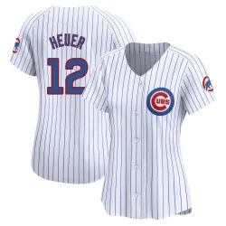 Chicago Cubs Codi Heuer White Limited Women's Home Player Jersey