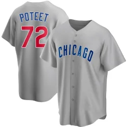 Chicago Cubs Cody Poteet Gray Replica Men's Road Player Jersey