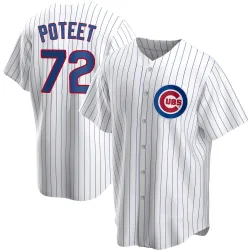 Chicago Cubs Cody Poteet White Replica Men's Home Player Jersey