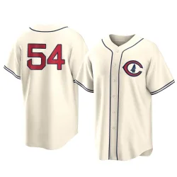 Chicago Cubs Colten Brewer Cream Replica Men's 2022 Field Of Dreams Player Jersey