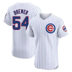 Chicago Cubs Colten Brewer White Elite Men's Home Player Jersey