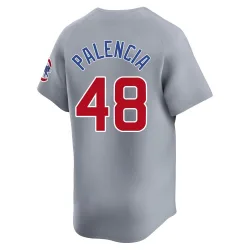 Chicago Cubs Daniel Palencia Gray Limited Men's Road Player Jersey