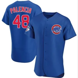 Chicago Cubs Daniel Palencia Royal Authentic Men's Alternate Player Jersey