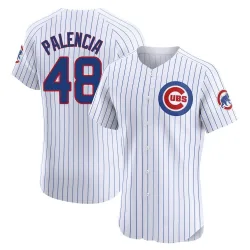 Chicago Cubs Daniel Palencia White Elite Men's Home Player Jersey