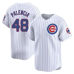 Chicago Cubs Daniel Palencia White Limited Men's Home Player Jersey