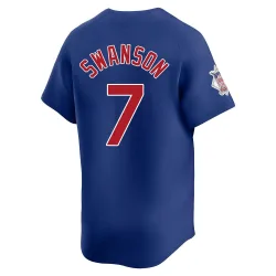 Chicago Cubs Dansby Swanson Royal Limited Youth Alternate Player Jersey