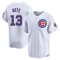 Chicago Cubs David Bote White Limited Men's Home Player Jersey