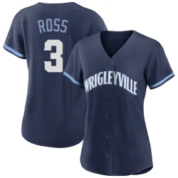 Chicago Cubs David Ross Navy Authentic Women's 2021 City Connect Player Jersey