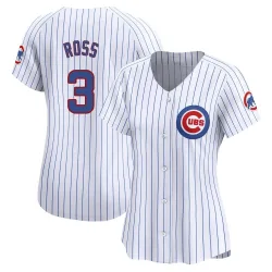 Chicago Cubs David Ross White Limited Women's Home Player Jersey