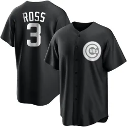 Chicago Cubs David Ross White Replica Youth Black/ Player Jersey