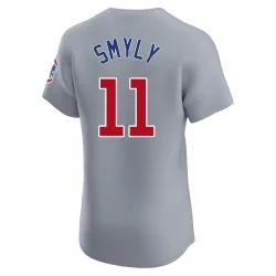 Chicago Cubs Drew Smyly Gray Elite Men's Road Player Jersey