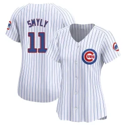 Chicago Cubs Drew Smyly White Limited Women's Home Player Jersey