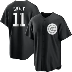 Chicago Cubs Drew Smyly White Replica Men's Black/ Player Jersey