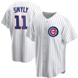 Chicago Cubs Drew Smyly White Replica Men's Home Player Jersey