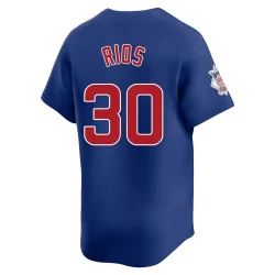 Chicago Cubs Edwin Rios Royal Limited Men's Alternate Player Jersey