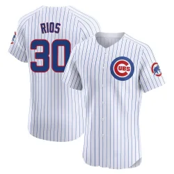 Chicago Cubs Edwin Rios White Elite Men's Home Player Jersey