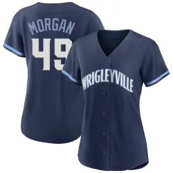 Chicago Cubs Eli Morgan Navy Authentic Women's 2021 City Connect Player Jersey