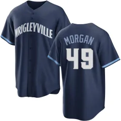 Chicago Cubs Eli Morgan Navy Replica Men's 2021 City Connect Player Jersey