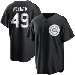 Chicago Cubs Eli Morgan White Replica Youth Black/ Player Jersey