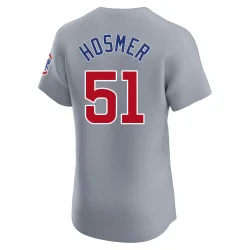 Chicago Cubs Eric Hosmer Gray Elite Men's Road Player Jersey