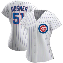 Chicago Cubs Eric Hosmer White Authentic Women's Home Player Jersey