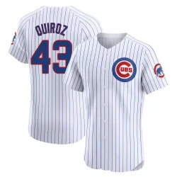 Chicago Cubs Esteban Quiroz White Elite Men's Home Player Jersey