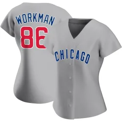 Chicago Cubs Gage Workman Gray Authentic Women's Road Player Jersey