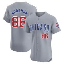 Chicago Cubs Gage Workman Gray Elite Men's Road Player Jersey