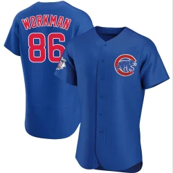 Chicago Cubs Gage Workman Royal Authentic Men's Alternate Player Jersey