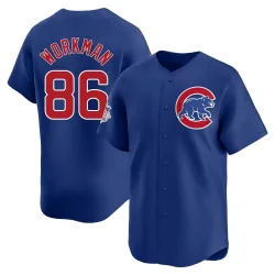 Chicago Cubs Gage Workman Royal Limited Men's Alternate Player Jersey