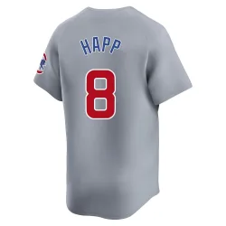 Chicago Cubs Ian Happ Gray Limited Youth Road Player Jersey