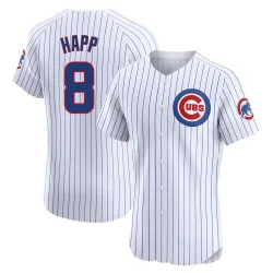 Chicago Cubs Ian Happ White Elite Men's Home Player Jersey