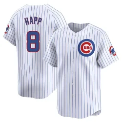 Chicago Cubs Ian Happ White Limited Men's Home Player Jersey