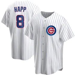 Chicago Cubs Ian Happ White Replica Youth Home Player Jersey