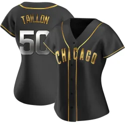 Chicago Cubs Jameson Taillon Black Golden Replica Women's Alternate Player Jersey