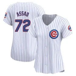 Chicago Cubs Javier Assad White Limited Women's Home Player Jersey