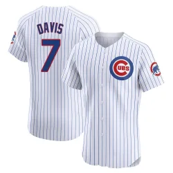 Chicago Cubs Jody Davis White Elite Men's Home Player Jersey