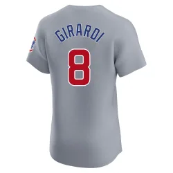 Chicago Cubs Joe Girardi Gray Elite Men's Road Player Jersey