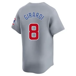 Chicago Cubs Joe Girardi Gray Limited Men's Road Player Jersey